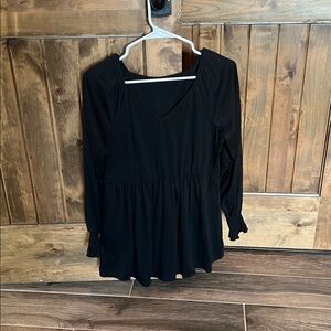 Black Long Sleeve Blouse